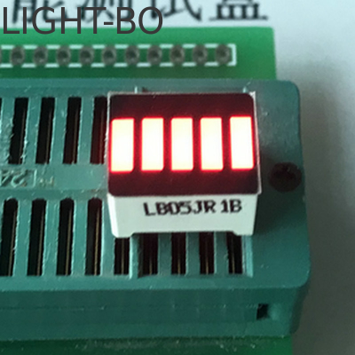 Un bon prix. Couleur rouge Anode à cinq segments LED bar de lumière à segment LED affichage pour batterie en ligne