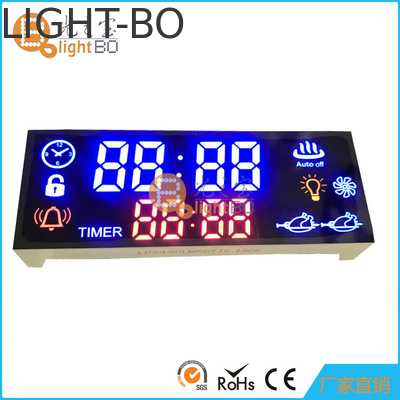 Affichage LED multicolore à 8 chiffres à 7 segments Affichage LED personnalisé pour cuisinière à gaz