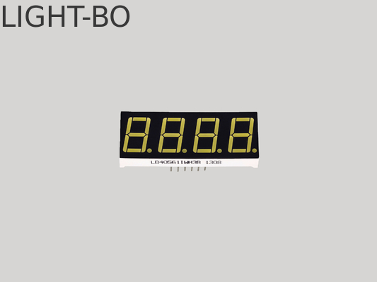 Ultra blanc 4 chiffres 7 segments affichage LED Horloge affichage cathode anodique pour indicateur de chronomètre numérique