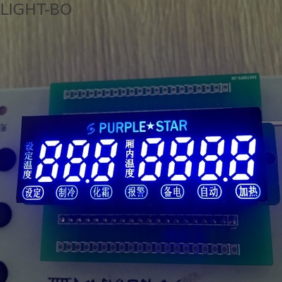 Un bon prix. 7 coutume d'affichage à LED de segment du chiffre 7 ultra bleue pour le contrôle de température en ligne
