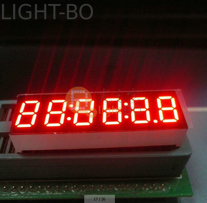 Un bon prix. Affichage d'horloge LED de 6 chiffres avec une longueur d'onde de 515-525 nm et une source d'alimentation électrique en ligne