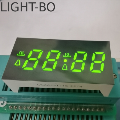 Affichage à LED à anode jaune-vert personnalisé à 7 segments pour la commande du chronomètre du four