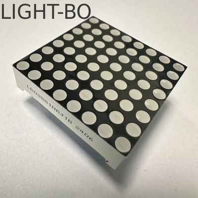 Affichage à LED bicolore rouge/vert 3 mm 8*8 DOT Matrix Stabler Performance Affichage à LED à anode commune pour les signes mobiles