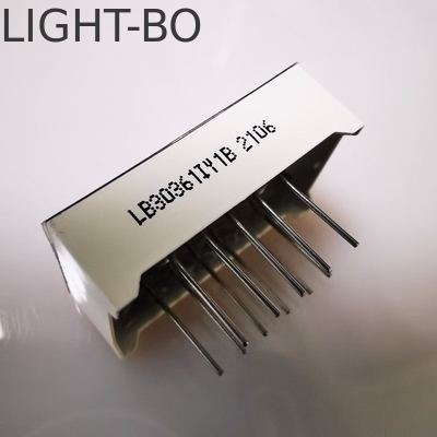 Un bon prix. Affichage à LED à cathode commune super brillante ambre 7 segment 3 chiffres 9,2 mm pour le compteur de panneau en ligne