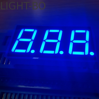 Un bon prix. Affichage à LED à 7 segments à cathode commune ultra bleu brillant à trois chiffres 0,56 pouce en ligne