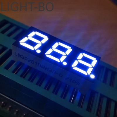 Affichage à LED à trois chiffres de 0,4 pouce 7 segments Ultra blanc brillant