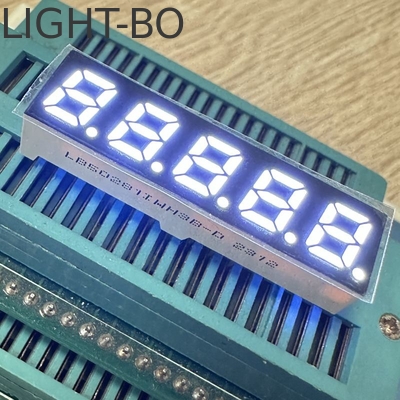 Affichage à LED à 7 mm 7 segments à 5 chiffres Anode commune Ultra blanc brillant pour convertisseur de fréquence