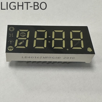 Affichage à LED à 7 segments à 4 chiffres, multicolore à cathode commune pour le panneau de commande du réfrigérateur