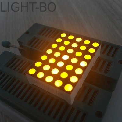 Affichage LED à matrice DOT jaune super lumineux de 3 mm pour les panneaux de signalisation et les panneaux de message
