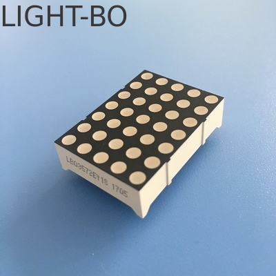 Un bon prix. Affichage à LED DOT Matrix 3 mm jaune super brillant pour les panneaux de signalisation en mouvement en ligne