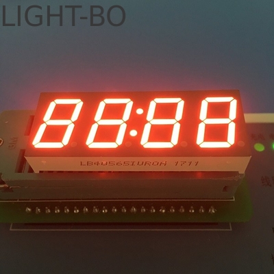Affichage de l'horloge à LED 4 chiffres 7 segments Anode commune pour l'équipement de fitness