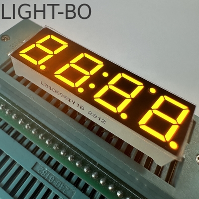 Un bon prix. Super jaune brillant 0,39 pouces 4 chiffres 7 segments affichage LED Anode commune pour l'indicateur d'humidité de température en ligne