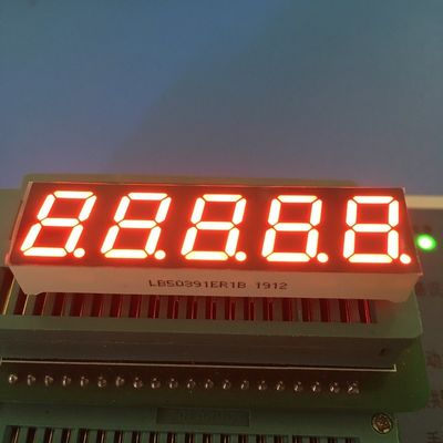 Un bon prix. Affichage LED 7 segments rouge super brillant de 0,39 pouce 5 chiffres Anode commune pour convertisseur de fréquence numérique en ligne