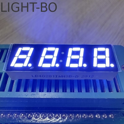 Affichage LED blanc 7 mm 4 chiffres 7 segments Anode commune pour le panneau multimètre