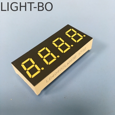 Un bon prix. Affichage LED 4 chiffres 0,4 pouces 7 segments Anode commune ultra-blanche pour le tableau de bord en ligne