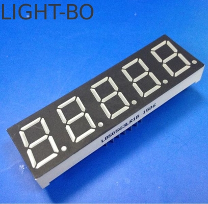 Un bon prix. Affichage à LED à anode super lumineux rouge 14.2 mm 5 chiffres 7 segments en ligne