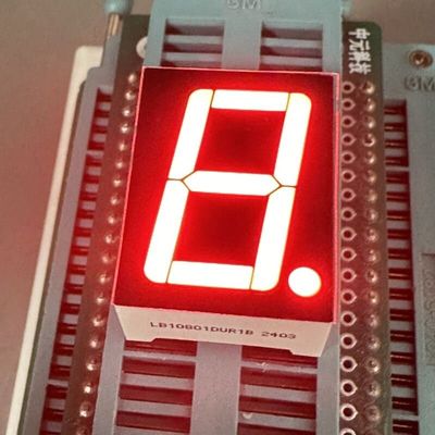 Un bon prix. Affichage LED à 7 segments ultra-brillant rouge, chiffre unique, 0,8 pouce, cathode commune pour indicateur numérique en ligne