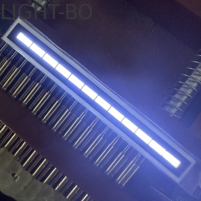 Écran LED blanc brillant à 12 segments