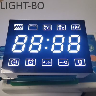 Affichage à LED à 7 segments à micro-ondes à anode commune à 4 chiffres en blanc ultra-éclatant