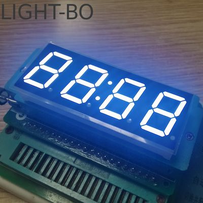 Affichage de l'horloge à LED à 7 segments à 4 chiffres Anode commune Blanc 14,2 mm pour la minuterie numérique