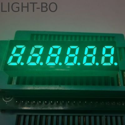 Vert Petite taille 6 chiffres 7 segments affichage LED cathode commune pour convertisseur de fréquence