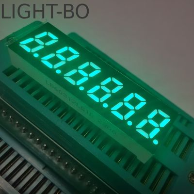Écran LED de petite taille 6 chiffres 7 segments Anode commune vert pour le convertisseur de fréquence