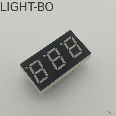 Jaune Vert 0,4 pouces 7 segments affichage LED cathode commune