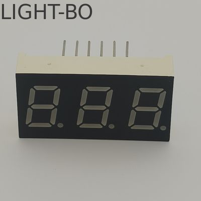 Un bon prix. Affichage LED à trois chiffres de 0,4 pouce 7 segments Anode commune jaune en ligne