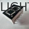 Affichage LED rouge ultra lumineux à un chiffre 0,39 pouce 7 Segment pour le tableau de bord