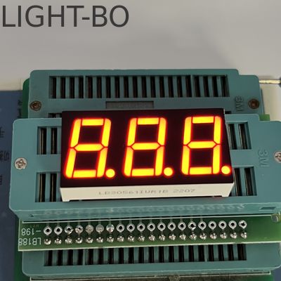 Un bon prix. Affichage LED rouge ultra-lumineux à cathode commune, 7 segments, 3 chiffres, 14,2 mm pour contrôleur de température en ligne