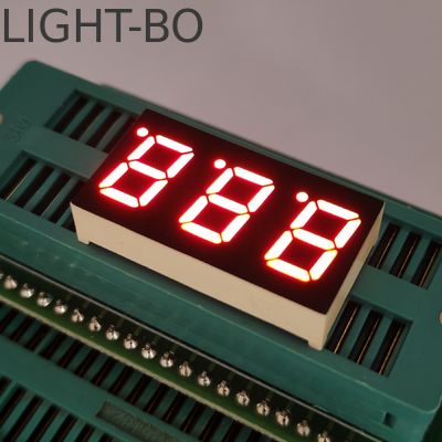 Un bon prix. 0.4in CA 3-digit 7-Seg LED, affichage rouge ultra brillant pour l'indicateur de température en ligne