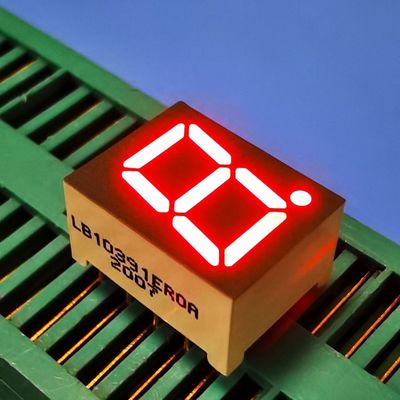 Affichage LED Anode commune Super rouge brillant à un chiffre 0,39 pouce 7 Segment pour le tableau de bord