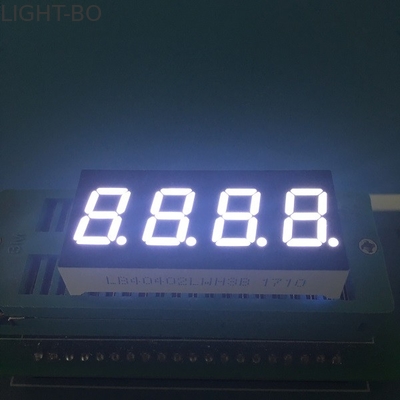 0,4 ultra blancs avancent 4 la cathode petit à petit commune d'affichage à LED De segment du chiffre 7 pour le tableau de bord