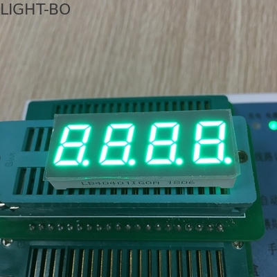 Un bon prix. Affichage à LED Pur de segment du vert 7 intensité lumineuse élevée de chiffre de 0,4 pouces 4 en ligne