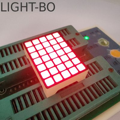 Écran LED matriciel à points carré 5*7 Super Bright Rouge pour indicateur d'étage d'ascenseur