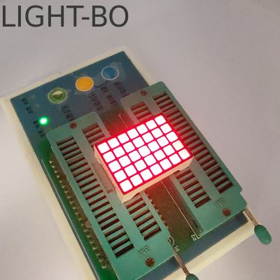 Affichage LED à matrice DOT carré 5*7 rouge super brillant pour indicateur de plancher d'ascenseur