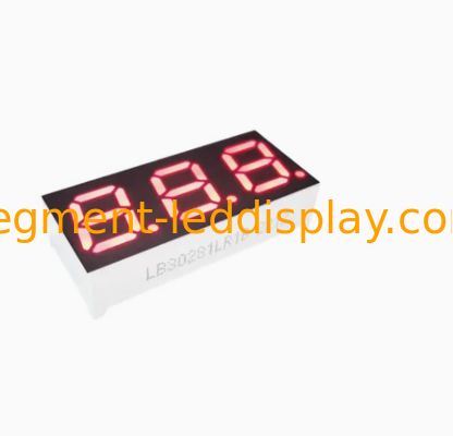 Affichage LED rouge super lumineux à 7 segments de 0,4 pouce à cathode commune pour machine à café