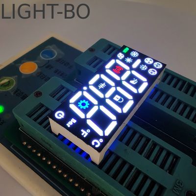 Un bon prix. Blanc/Bleu/Verde/Rouge 3 chiffres 17 mm 7 segments LED Affichage de l'anode commune pour le contrôleur de réfrigérateur en ligne
