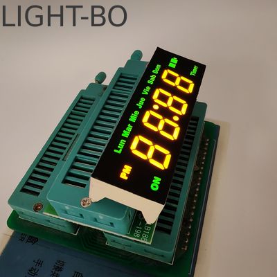 Affichage LED 7 segments jaune/vert à 4 chiffres pour le contrôle de la minuterie