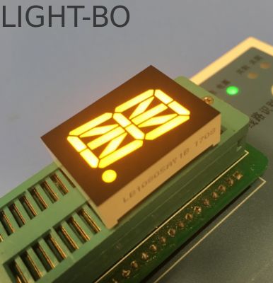 Un bon prix. 0.8inch 16 Segment Alphanumeric LED Display Yellow Single Digit Common Anode For Elevator Indicator en ligne