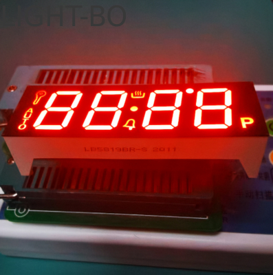 Affichage LED 7 segments à 4 chiffres Ultra Rouge Anode Commune pour contrôleur de minuterie de four