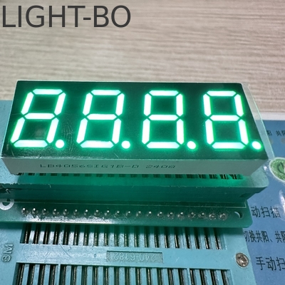Un bon prix. Affichage LED 7 segments de 0,56 pouce (14,2 mm) à 4 chiffres – Vert pur, anode commune pour tableaux de bord et appareils électroménagers en ligne