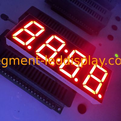 Unité d'affichage d'horloge LED à 4 chiffres ultra-rouge à haute visibilité
