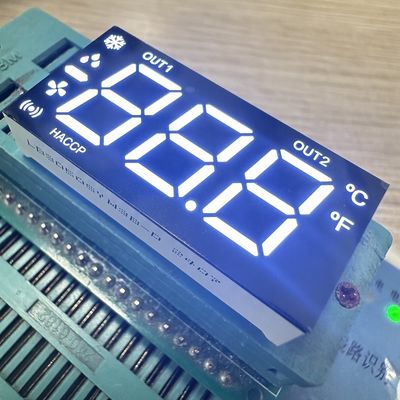 Affichage LED à 3 chiffres 7 segments à couleur blanche ultra-brillante personnalisée