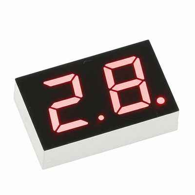Un bon prix. Affichage LED 7 segments rouge haute luminosité 2 chiffres 7 mm sur mesure avec cathode commune pour appareils électroménagers en ligne