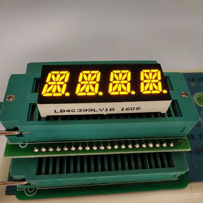 Un bon prix. 4 Digit 16 Segment Yellow Alphanumeric LED Display for Instrument Panel en ligne