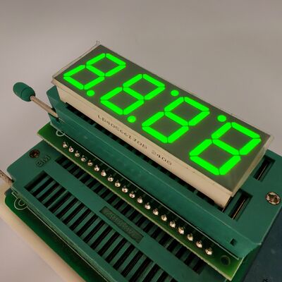 Module d'horloge LED pour cuisinière à induction : 4 chiffres, 7 segments, affichage jaune-vert