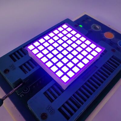 Affichage LED à haute visibilité violet 8 × 8 matrice de points pour les indicateurs d'ascenseur
