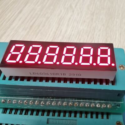 Un bon prix. Super rouge brillant 9,2 mm 6 chiffres 7 segments affichage LED Anode commune pour le compte à rebours numérique en ligne