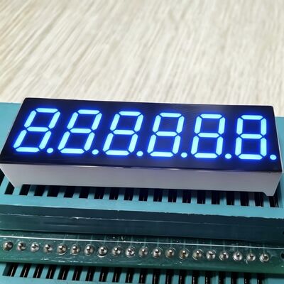 Affichage LED bleu à 6 chiffres de 0,36 pouce 7 segments, largement utilisé pour le tableau de bord
